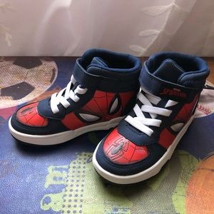 H&M Toddler Spider-Man Shoes Sz 9.5 NWT